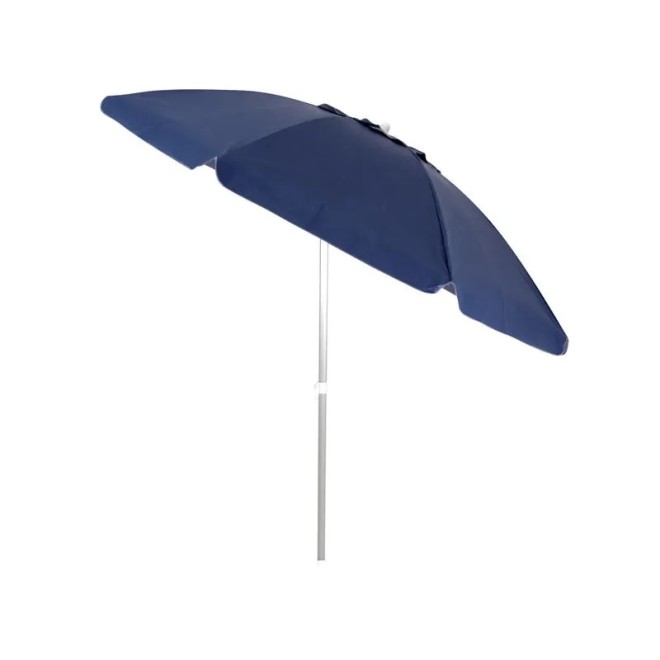 Guarda-Sol Articulado 2,00m em Bagum e Alumínio Azul Marinho 