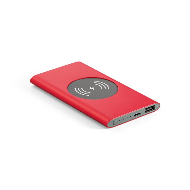 Bateria portátil e carregador wireless com bateria de lítio 4.000 mAh Personalizada Bateria portátil e carregador wireless com bateria de lítio 4.000 mAh Personalizada