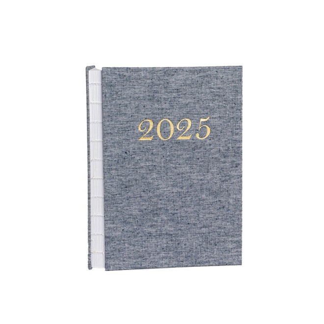 Agenda Diária 2025 Linho Personalizada Agenda Diária 2025 Linho Personalizada