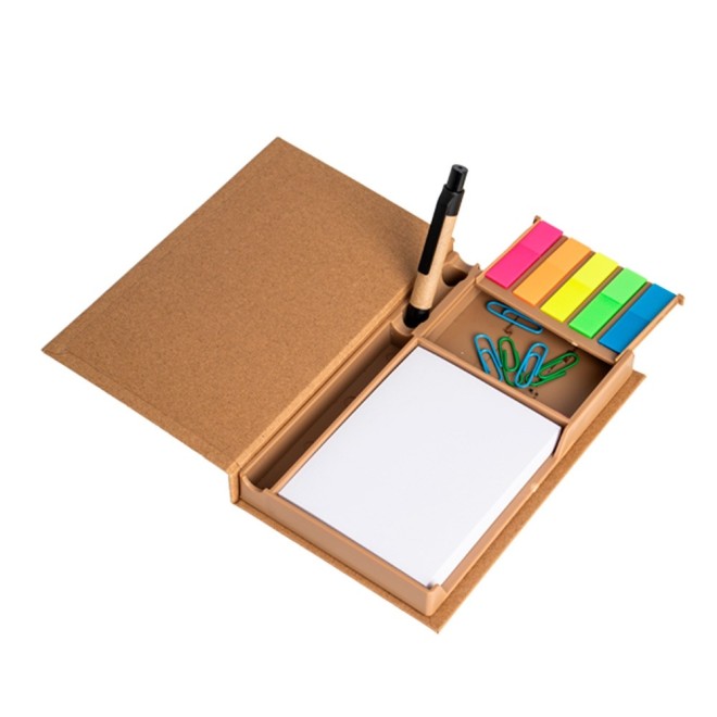 Bloco de Anotação com Autoadesivos e Caneta Personalizado Bloco de Anotação com Autoadesivos e Caneta Personalizado