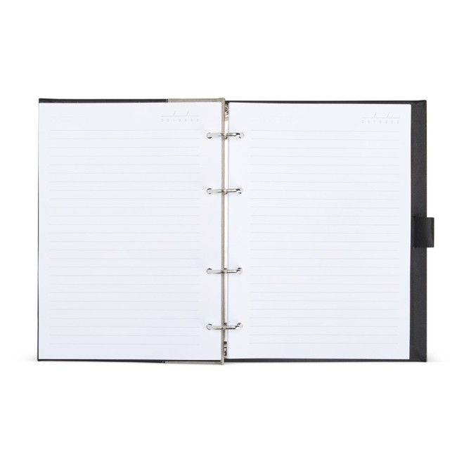 Caderno Fichário de Couro Sintético Personalizado Caderno Fichário de Couro Sintético Personalizado