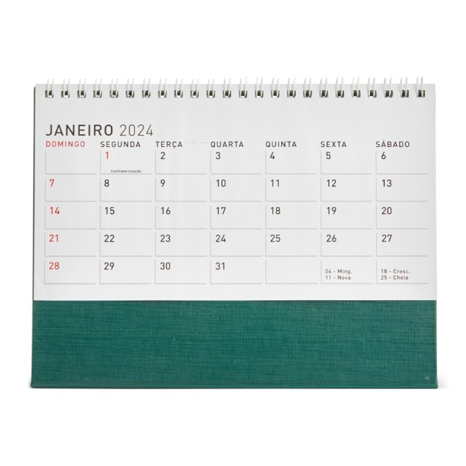 Calendário de Mesa 2024 Personalizado Calendário de Mesa 2024 Personalizado