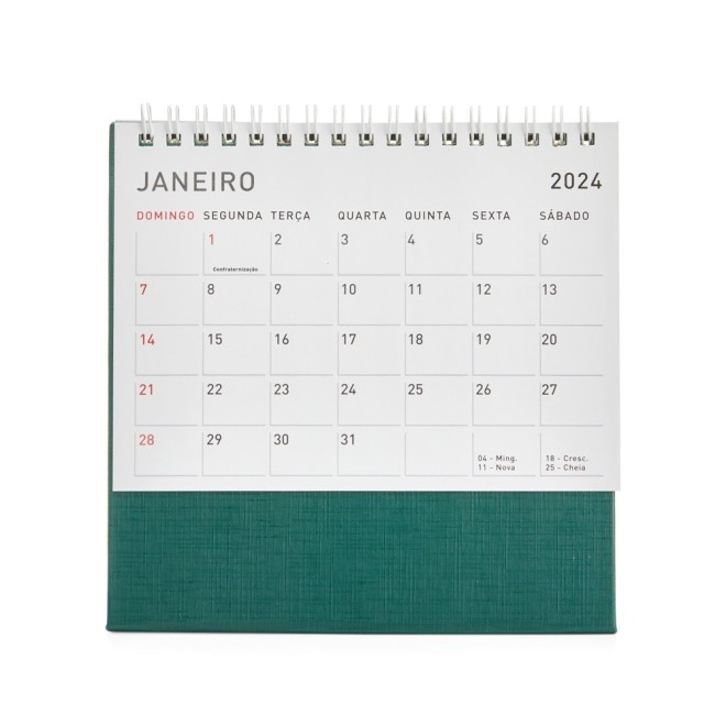 Calendário de Mesa 2024 Personalizado Calendário de Mesa 2024 Personalizado
