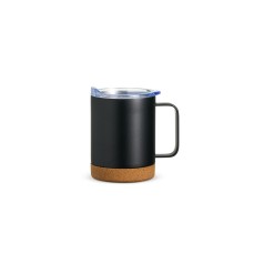 Caneca Térmica com Cortiça de 400ml Personalizada Caneca Térmica com Cortiça de 400ml Personalizada