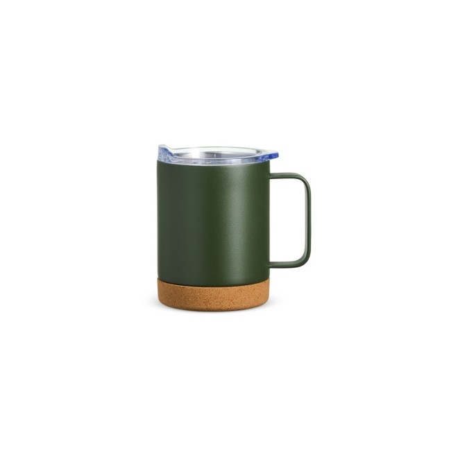 Caneca Térmica com Cortiça de 400ml Personalizada Caneca Térmica com Cortiça de 400ml Personalizada