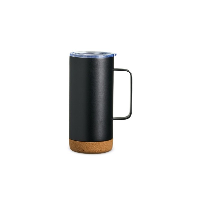 Caneca Térmica com Cortiça de 500ml Personalizada Caneca Térmica com Cortiça de 500ml Personalizada