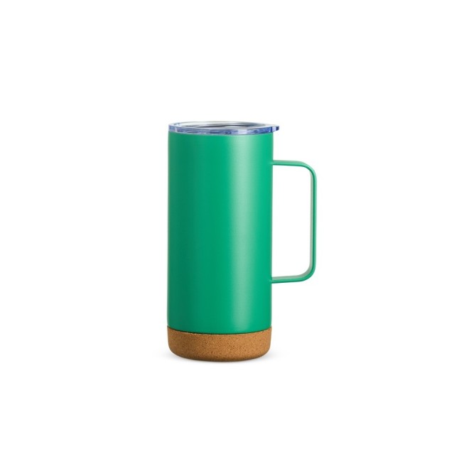 Caneca Térmica com Cortiça de 500ml Personalizada Caneca Térmica com Cortiça de 500ml Personalizada