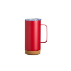 Caneca Térmica com Cortiça de 500ml Personalizada Caneca Térmica com Cortiça de 500ml Personalizada