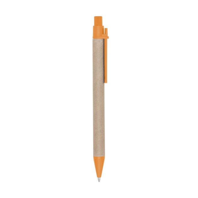 Caneta Ecológica Papelão Com Logo Caneta Ecológica Papelão Com Logo