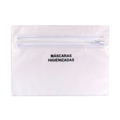 Envelope Plástico Duplo Para Máscaras Promocional Envelope Plástico Duplo Para Máscaras Promocional