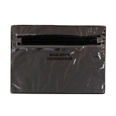 Envelope Plástico Duplo Para Máscaras Promocional Envelope Plástico Duplo Para Máscaras Promocional
