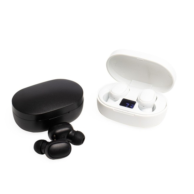Fone de Ouvido Bluetooth Touch com Case Carregador Promocional Fone de Ouvido Bluetooth Touch com Case Carregador Promocional