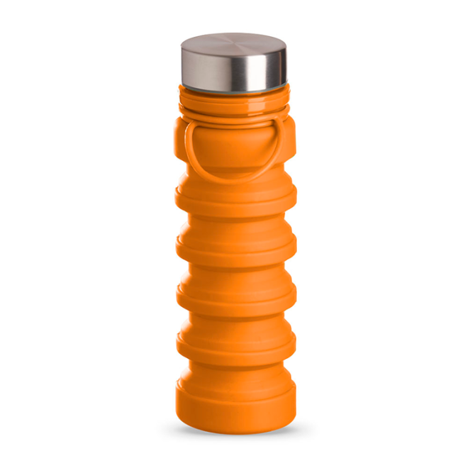 Garrafa Em Silicone Retrátil Com Alça Garrafa Em Silicone Retrátil Com Alça