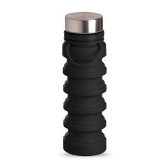 Garrafa Em Silicone Retrátil Com Alça Garrafa Em Silicone Retrátil Com Alça