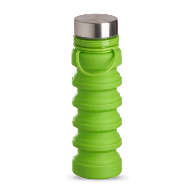 Garrafa Em Silicone Retrátil Com Alça Garrafa Em Silicone Retrátil Com Alça