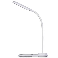 Luminária Plástica Articulável E Carregador De Indução Em Celulares Luminária Plástica Articulável E Carregador De Indução Em Celulares