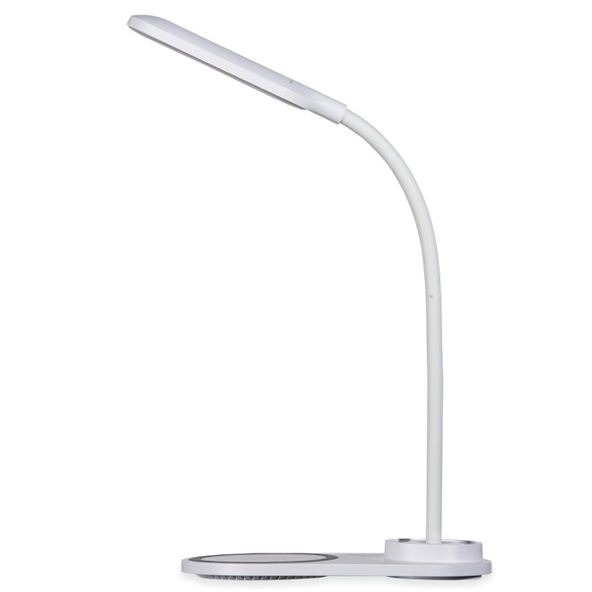Luminária Plástica Articulável E Carregador De Indução Em Celulares Luminária Plástica Articulável E Carregador De Indução Em Celulares