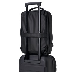 Mochila Couro Sintético Usb 17 Litros Mochila Couro Sintético Usb 17 Litros