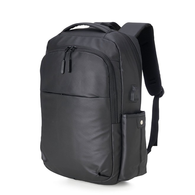 Mochila Couro Sintético Usb 20 Litros Mochila Couro Sintético Usb 20 Litros