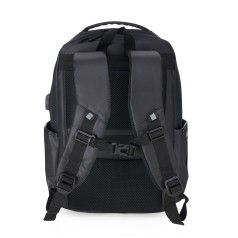 Mochila Couro Sintético Usb 20 Litros Mochila Couro Sintético Usb 20 Litros