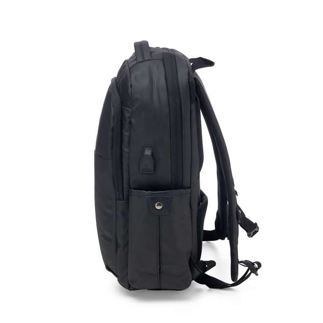Mochila Couro Sintético Usb 20 Litros Mochila Couro Sintético Usb 20 Litros