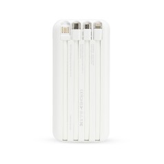 Power Bank 10.000mAh com Carregamento via Indução ou via Cabo Personalizado Power Bank 10.000mAh com Carregamento via Indução ou via Cabo Personalizado
