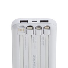 Power Bank 10.000mAh com Carregamento via Indução ou via Cabo Personalizado Power Bank 10.000mAh com Carregamento via Indução ou via Cabo Personalizado