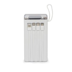 Power Bank 10.000mAh com Lanterna e Multissaídas Personalizado Power Bank 10.000mAh com Lanterna e Multissaídas Personalizado