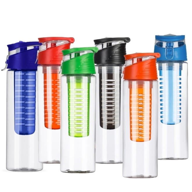 Squeeze Plástico 700Ml Com Infusor Personalizado Squeeze Plástico 700Ml Com Infusor Personalizado