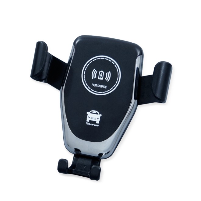 Suporte Veicular Com Carregamento De Indução Com Logo Suporte Veicular Com Carregamento De Indução Com Logo