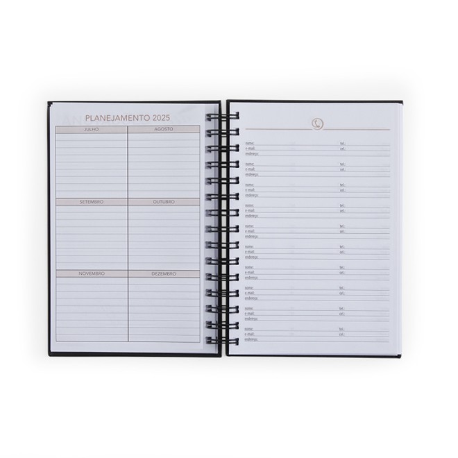 Agenda 2025 Cromato para Brindes Personalizado Agenda 2025 Cromato para Brindes Personalizado