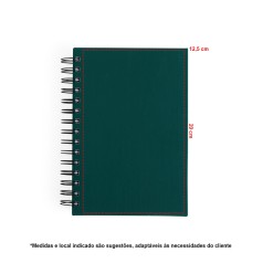 Agenda 2025 Emborrachada com Logo Personalizado Agenda 2025 Emborrachada com Logo Personalizado