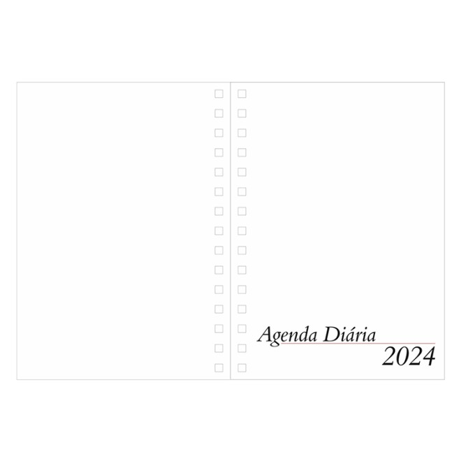 Agenda diária 2025 Personalizada para Brindes Agenda diária 2025 Personalizada para Brindes
