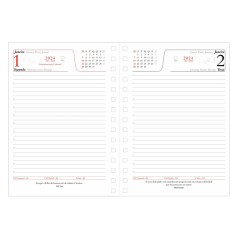 Agenda diária 2025 Personalizada para Brindes Agenda diária 2025 Personalizada para Brindes