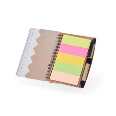Bloco de Anotações com Autoadesivos e Caneta Personalizado com Logo Bloco de Anotações com Autoadesivos e Caneta Personalizado com Logo