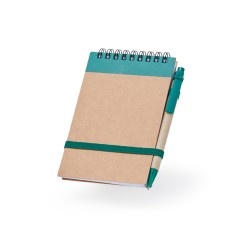 Bloco de Anotações Ecológico com Caneta Personalizado com Logo Bloco de Anotações Ecológico com Caneta Personalizado com Logo