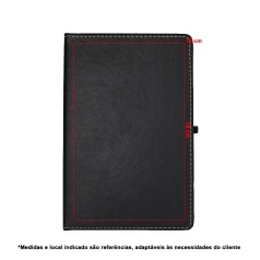 Caderneta em Couro Sintético Personalizada para Brindes Caderneta em Couro Sintético Personalizada para Brindes