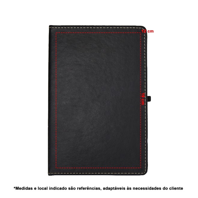 Caderneta em Couro Sintético Personalizada para Brindes Caderneta em Couro Sintético Personalizada para Brindes