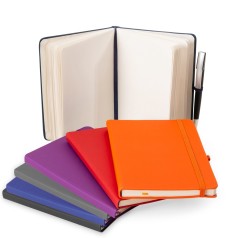 Caderneta Tipo Moleskine Sem Pauta Com Porta Caneta Personalizada Caderneta Tipo Moleskine Sem Pauta Com Porta Caneta Personalizada