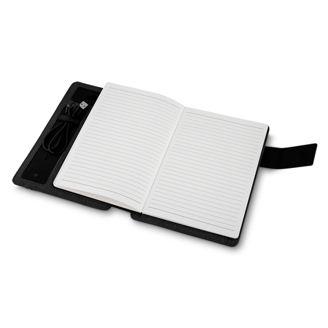 Caderno Com Powerbank Personalizado Caderno Com Powerbank Personalizado