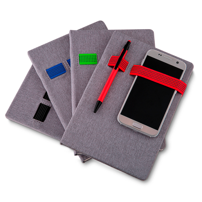Caderno De Anotações Com Elástico Personalizado Caderno De Anotações Com Elástico Personalizado