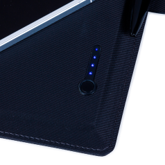Caderno De Anotações Com Powerbank 4.000 Mah Personalizado Caderno De Anotações Com Powerbank 4.000 Mah Personalizado