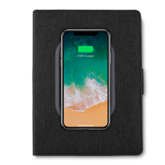 Caderno De Anotações Com Powerbank 4.000 Mah Personalizado Caderno De Anotações Com Powerbank 4.000 Mah Personalizado