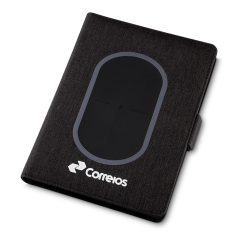 Caderno De Anotações Com Powerbank 4.000 Mah Personalizado Caderno De Anotações Com Powerbank 4.000 Mah Personalizado