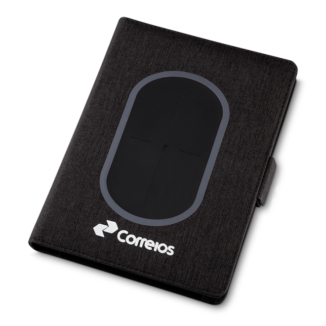 Caderno De Anotações Com Powerbank 4.000 Mah Personalizado Caderno De Anotações Com Powerbank 4.000 Mah Personalizado
