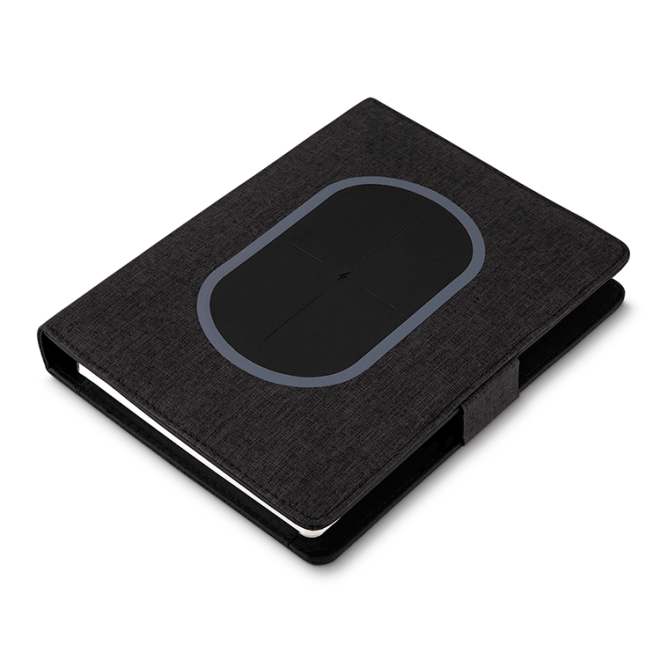 Caderno De Anotações Com Powerbank 4.000 Mah Personalizado Caderno De Anotações Com Powerbank 4.000 Mah Personalizado