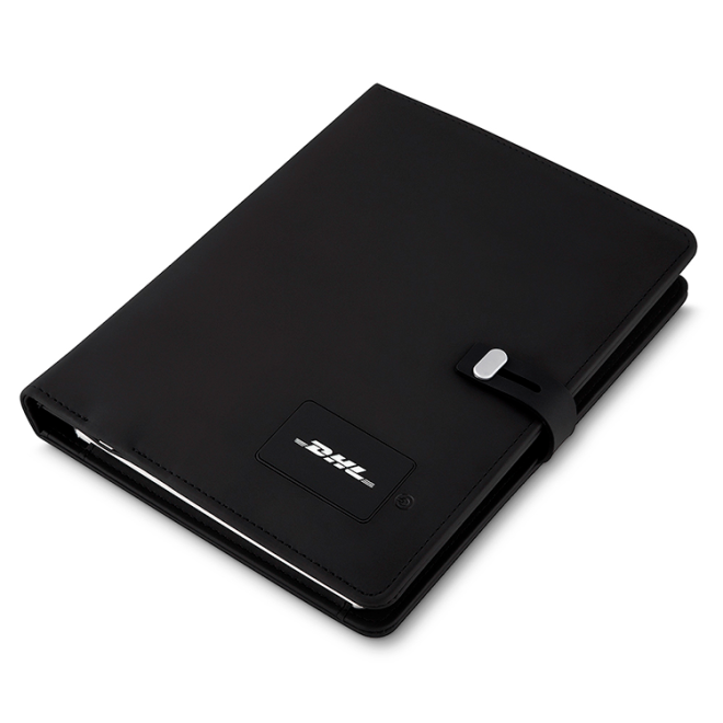 Caderno De Anotações Com Powerbank 4.000 Mah Personalizado Caderno De Anotações Com Powerbank 4.000 Mah Personalizado