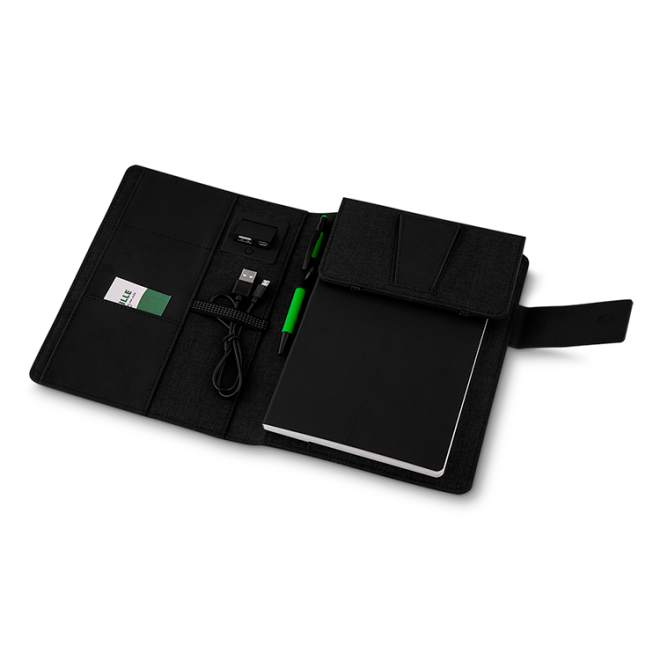 Caderno De Anotações Com Powerbank Indução Personalizado Caderno De Anotações Com Powerbank Indução Personalizado