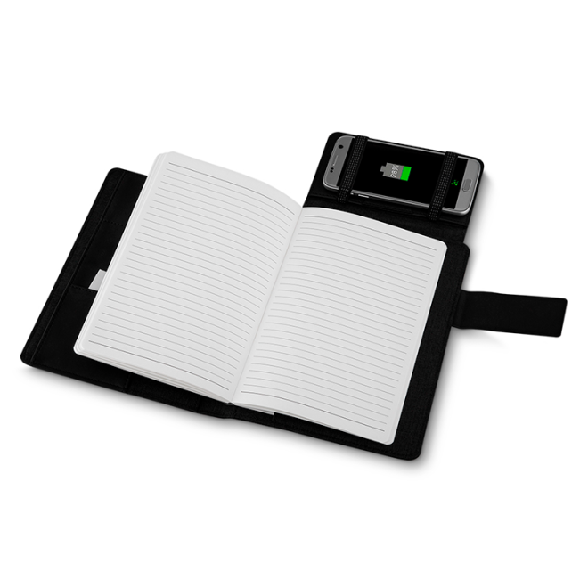 Caderno De Anotações Com Powerbank Indução Personalizado Caderno De Anotações Com Powerbank Indução Personalizado