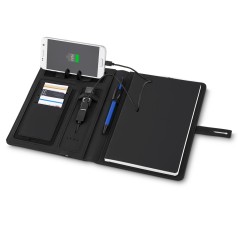 Caderno Power Bank Com Logo Caderno Power Bank Com Logo